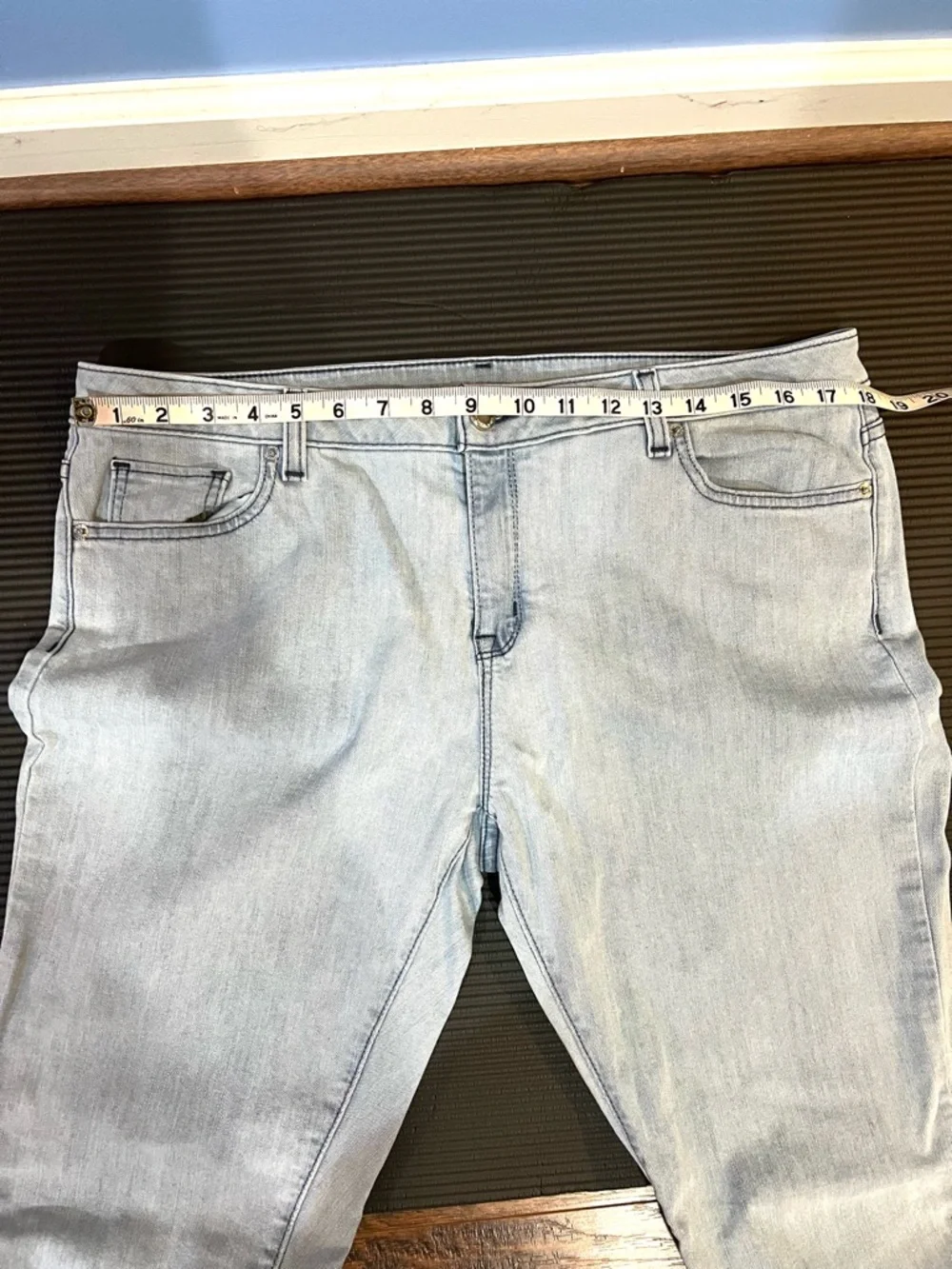 Michael Kors Light blue 98% cotton skinny Jeans size 14